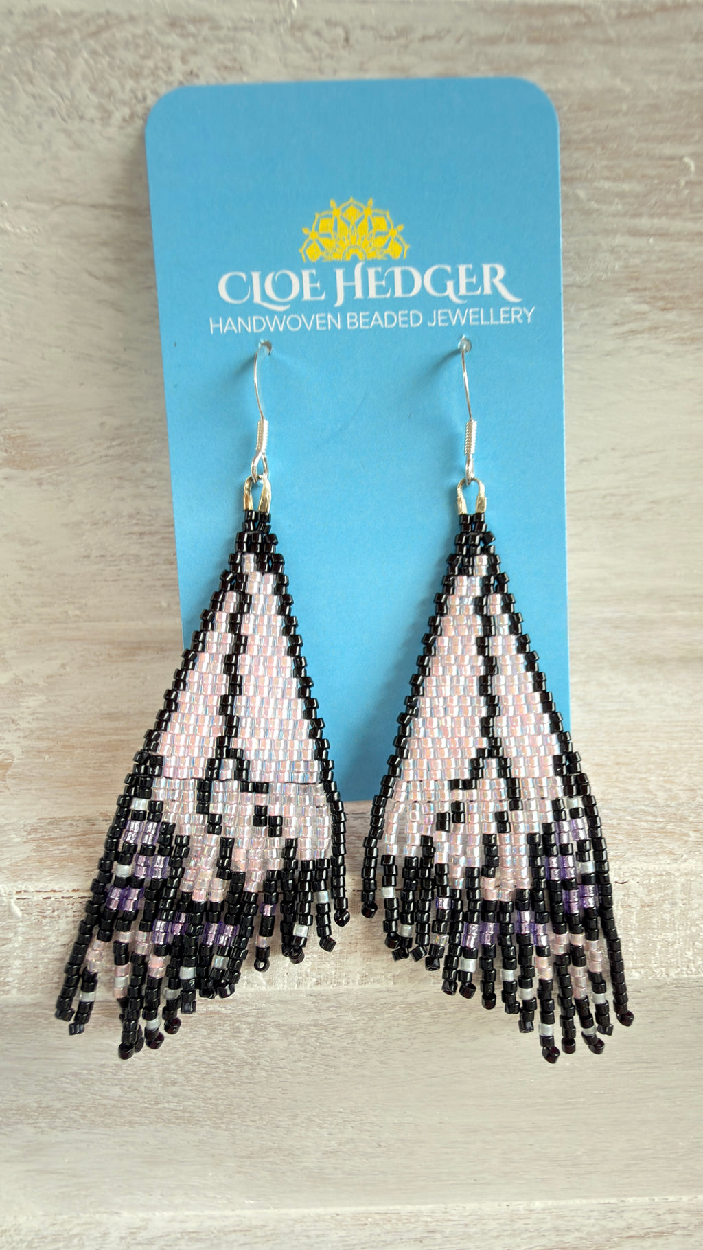 Butterfly Wings Fringe Earrings