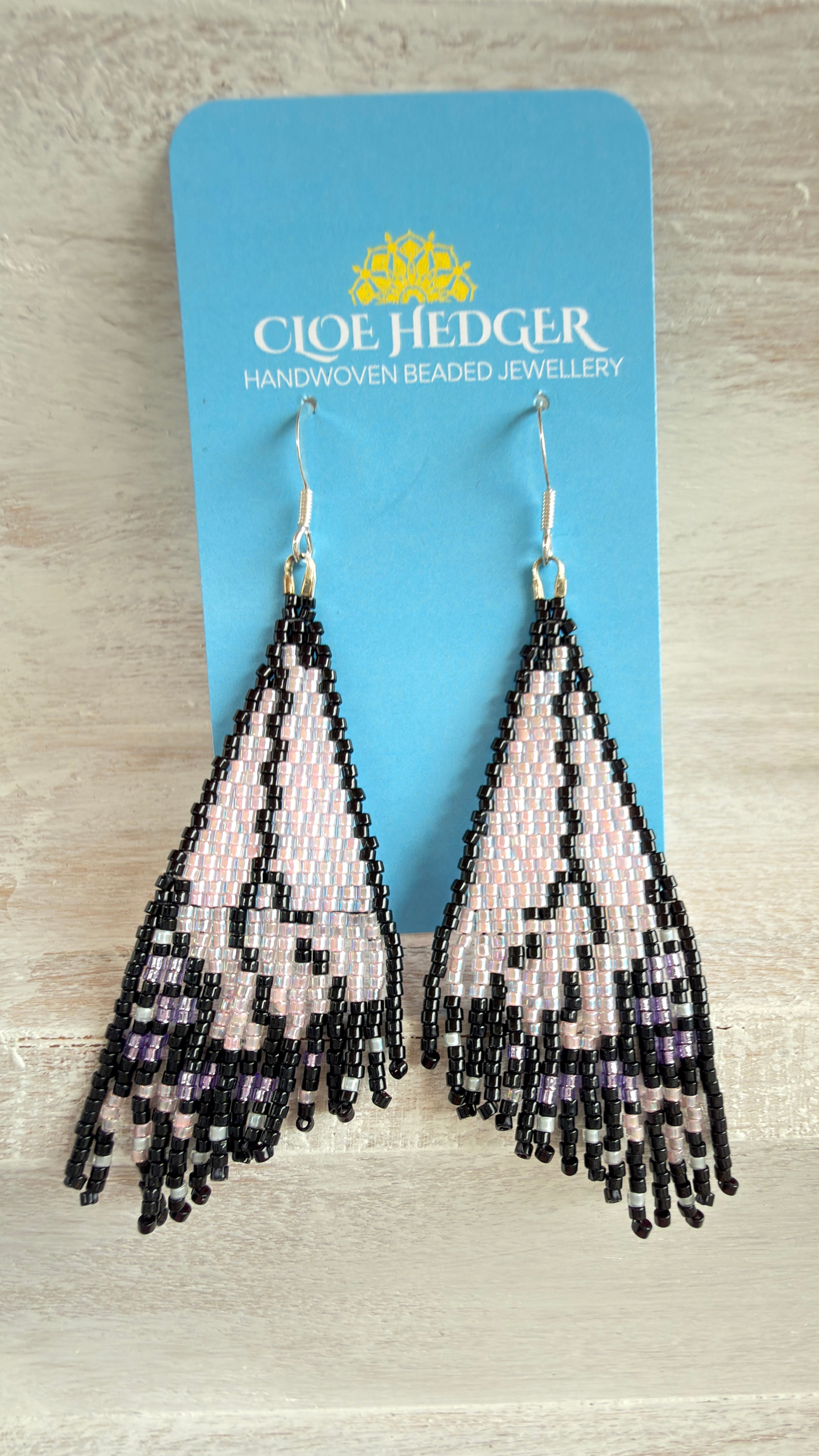 Butterfly Wings Fringe Earrings