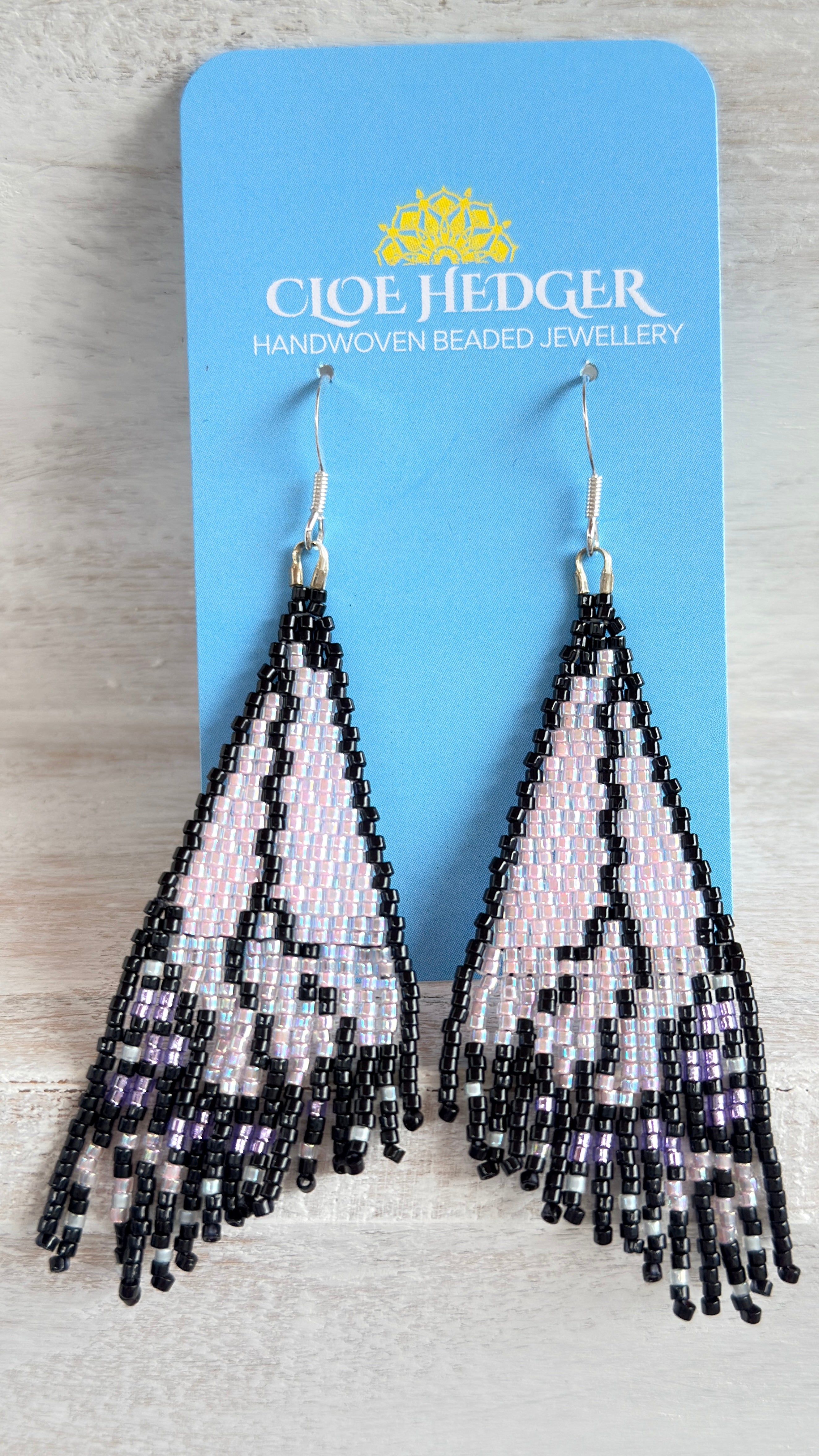 Butterfly Wings Fringe Earrings