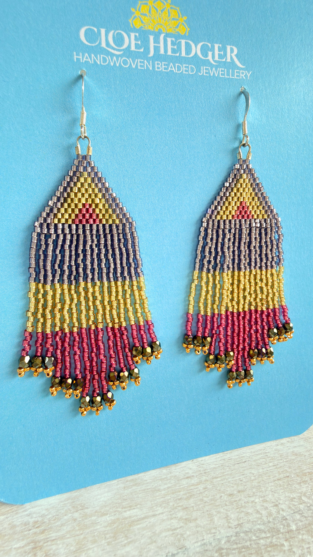 Disco Line Fringe Earrings
