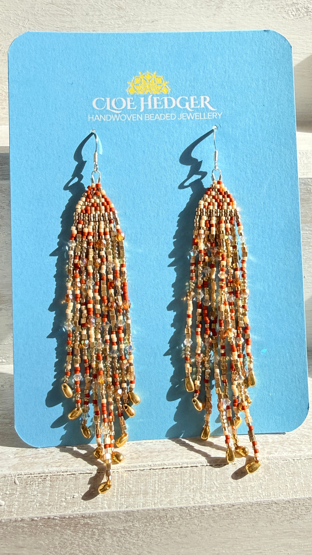 Harvest Beaded Fringe Earrings