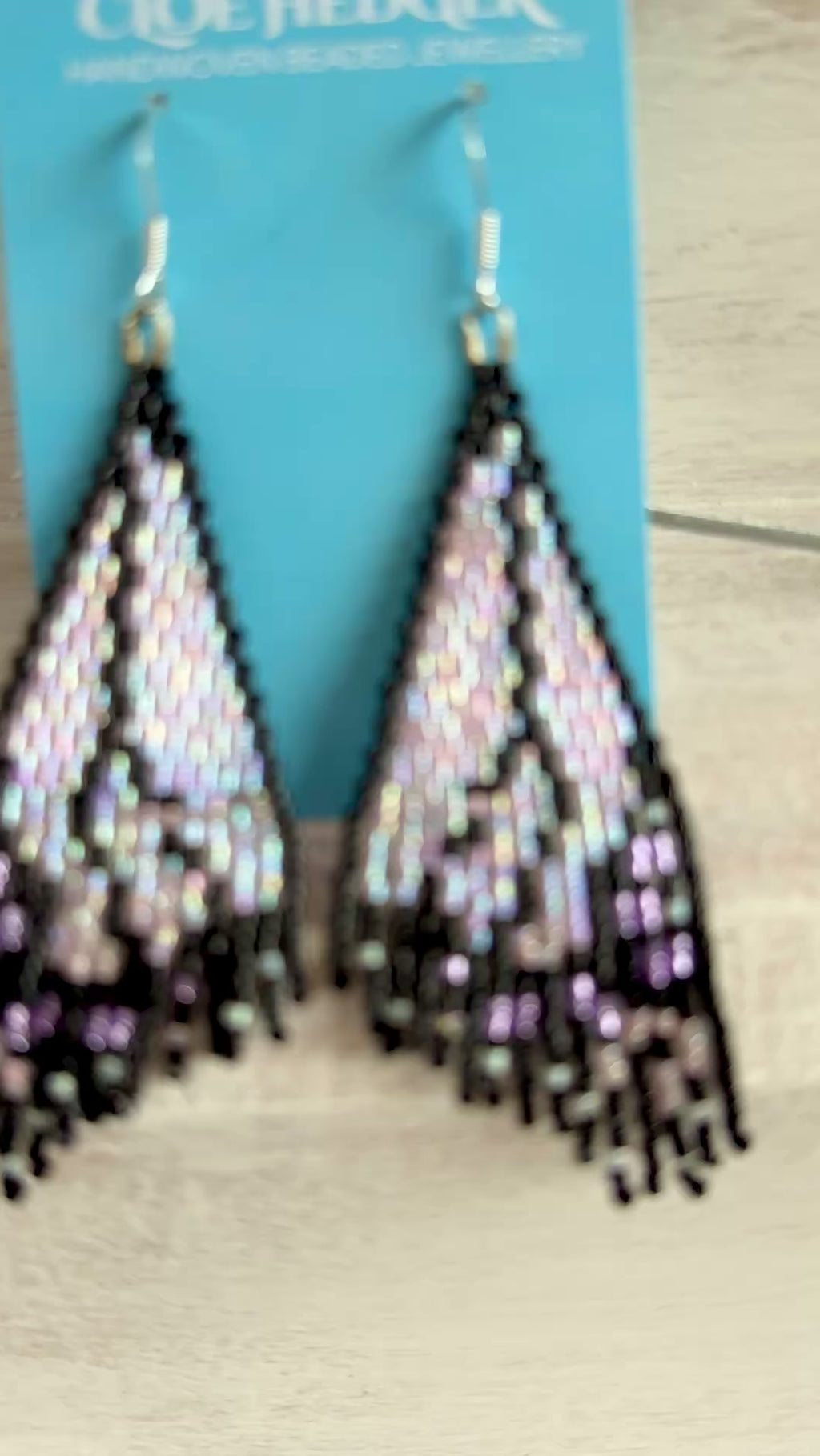 Butterfly Wings Fringe Earrings